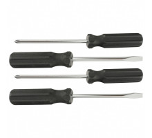 Набор отверток 4шт, SL5x100; 6x100; PH1x100; 2x100, углерод. сталь, пласт. рукоятка ТМ Sparta