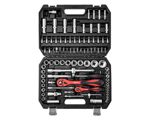 Набор инструментов 94 предмета, CrV, 1/2, 1/4" - ТМ MTX