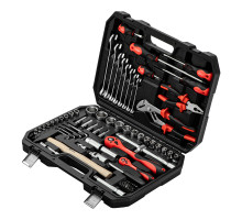 Набор инструментов 76 предметов CrV, 1/2", 1/4" - ТМ MTX