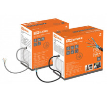 Кабель витая пара Народный U/UTP Cat 5e 4х2х24AWG CCA (100м) ПВХ, серый - ТМ TDM