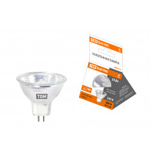 Лампа галогенная с отражателем MR16 (JCDR) - 35 Вт - 230 В - GU5.3 (уп.10шт) - ТМ TDM