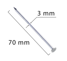 Гвозди строит 3*70 (25кг)