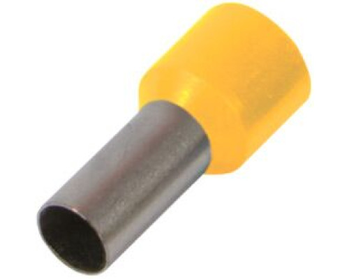 Изолированный наконечник втулочный e.terminal.stand.e2508.yellow 2,5 кв.мм, желтый