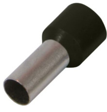 Изолированный наконечник втулочный e.terminal.stand.e1508.black 1,5 кв.мм, черный