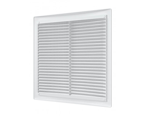 Решетка вентиляционная цилиндрическая вытяжная с сеткой АБС 250мм х 250мм - ТМ VE