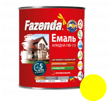 Желтая эмаль ПФ-115, Fazenda, 0,9кг, 6 шт