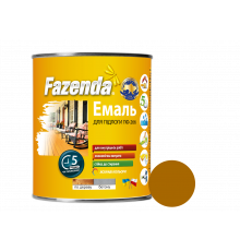 Желто-коричневая эмаль ПФ-266, Fazenda, 2,8кг, 6 шт