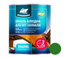 Зеленая эмаль ПФ-115 ТМ Корабельная, 2,8 кг, 6 шт