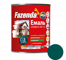 Изумрудная эмаль ПФ-115, Fazenda, 0,9кг, 6 шт