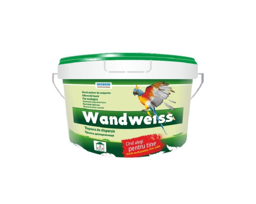 Краска Modem Wandweiss 7 кг дисперсионная матовая для вн. работ