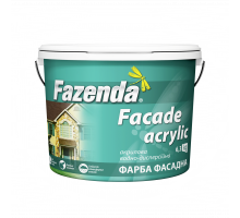 Краска ВД фасадная "Fasade Acrylic ", Fazenda 1,0 л/1,2 кг (6шт)