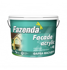 Краска ВД фасадная "Fasade Acrylic ", Fazenda 5 л/6,3 кг