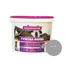 Краска резиновая универсальная серая RAl 7046 12 кг ТМ Корабельная