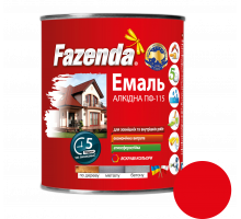 Красная эмаль ПФ-115, Fazenda, 2,8кг, 6 шт