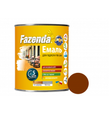Красно-коричневая эмаль ПФ-266, Fazenda, 2,8, 6 шт