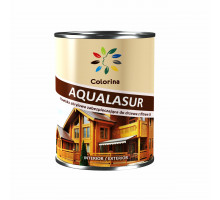 Лазурь AQUALASUR белая 701, ТМ Colorina,0,75 л