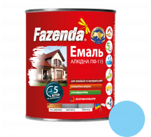 Светло-голубая эмаль ПФ-115, Fazenda, 2,8кг, 6 шт