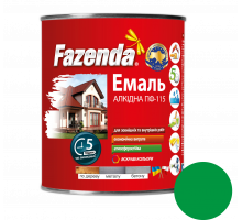 Светло-зеленая эмаль ПФ-115, Fazenda, 0,9кг, 6 шт