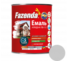 Светло-серая эмаль ПФ-115, Fazenda, 2,8 кг, 6 шт