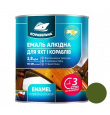 Хаки  эмаль ПФ-115 ТМ Корабельная, 2,8 кг, 6 шт