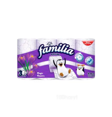 Бумага туалетная 3х слойн. 8 рул/уп Perfume Magic Flower Familia