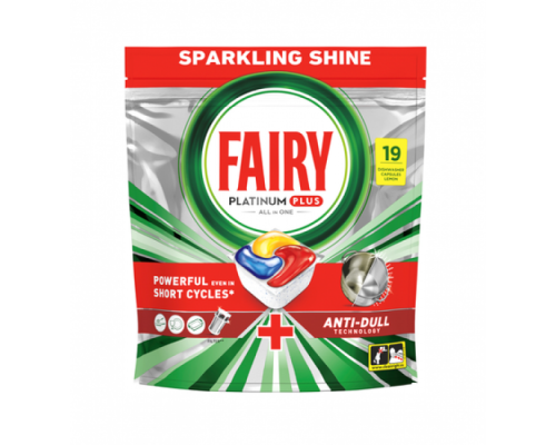 Капсулы для ПММ 19 шт/уп All in One Fairy Platinum Plus