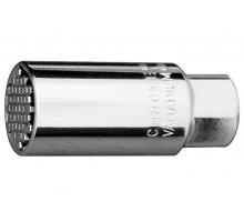 Головка торцевая многоразмерная CrV (6-21мм) под квадрат 3/8", CrV, хромир. (уп.12шт) - TM Gross