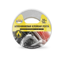Алюминиевая клейкая лента (DSAF 30мкм) 50мм х 50м (ТМ AVIORA)