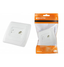 Розетка компьйтерная RJ45 белая "Онега" (уп.10шт) - ТМ TDM