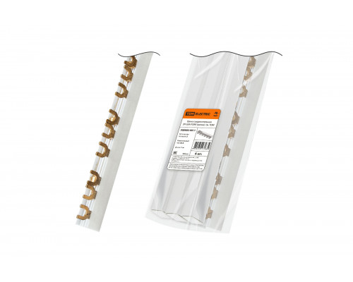 Шина соединительная 3П 63A FORK (ВИЛКА) 1м. (уп.6шт) - ТМ TDM