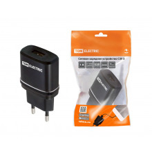 Сетевое зарядное устройство, СЗУ 3, 2,1 А, 1 USB - TM TDM