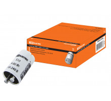 Стартер S10 4-80Вт 220-240В алюм. контакты (уп.25шт) - ТМ TDM