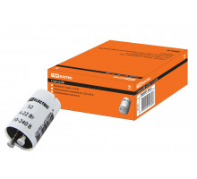 Стартер S2 4-22Вт 110-240В алюм. контакты (уп.25шт) - ТМ TDM