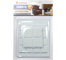 Протекторы защитные из фетра 22*22mm, 30*30mm, 110*130mm (уп.30)