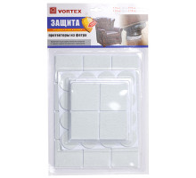 Протекторы защитные из фетра, в ассортименте Ø 20mm, Ø 30mm, 24*24mm, 46*46mm (уп30)