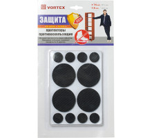 Протекторы противоскользящие из ЕВА Ø 16mm,  Ø 38mm (уп.30)