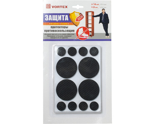 Протекторы противоскользящие из ЕВА Ø 16mm, Ø 38mm (уп.30) Протекторы противоскользящие из ЕВА Ø 16mm, Ø 38mm (уп.30)