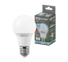 Лампа светодиодная А60 - 10 Вт-220 В -4000 К–E27 - TM TDM Лампа светодиодная А60 - 10 Вт-220 В -4000 К–E27 - TM TDM