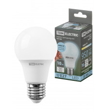 Лампа светодиодная А60 - 10 Вт-220 В -4000 К–E27 - TM TDM