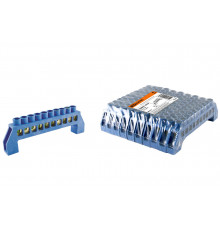 Шина "N" нулевая в изоляторе 6х9мм 10 групп (уп.10шт) - ТМ TDM