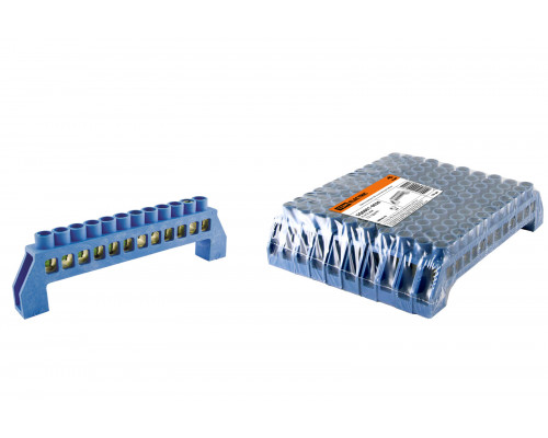 Шина "N" нулевая в изоляторе 6х9мм 12 групп (уп.10шт) - ТМ TDM