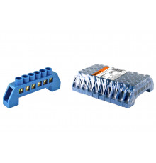 Шина "N" нулевая в изоляторе 6х9мм 6 групп (уп.10шт) - ТМ TDM