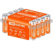 Элемент питания LR6 AA Alkaline 1,5V BOX-24 (уп.24шт) - ТМ TDM