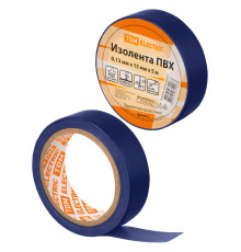 Изолента ПВХ 0.13мм х 15мм х 5м (синяя) - ТМ TDM