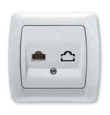 Розетка комп. одинарная (RJ45 CAT5), серия Carmen (уп.12шт) - TM VIKO