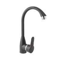 Смеситель Brinex 35B 007, кухня, высокий излив, однорычажный, термопластик ТМ BRINEX