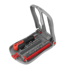 Отвертка для точных работ Fusion с набором бит, 22 предмета, CrV (уп.12шт) - ТМ MTX