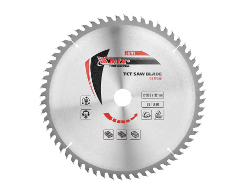 Пильный диск по дереву, 300 х 32мм, 60 зуб. (уп.1шт) MTX