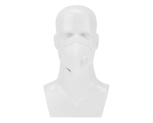 Полумаска фильтр, склад. FFP2 NR, с клапаном, модель D-4201V - TM Denzel