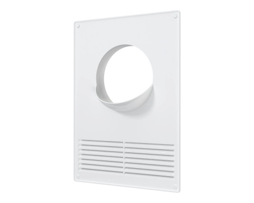 Площадка торцевая пластиковая с решеткой 180мм х 250мм фланец D110мм (уп.34шт) - ТМ VE